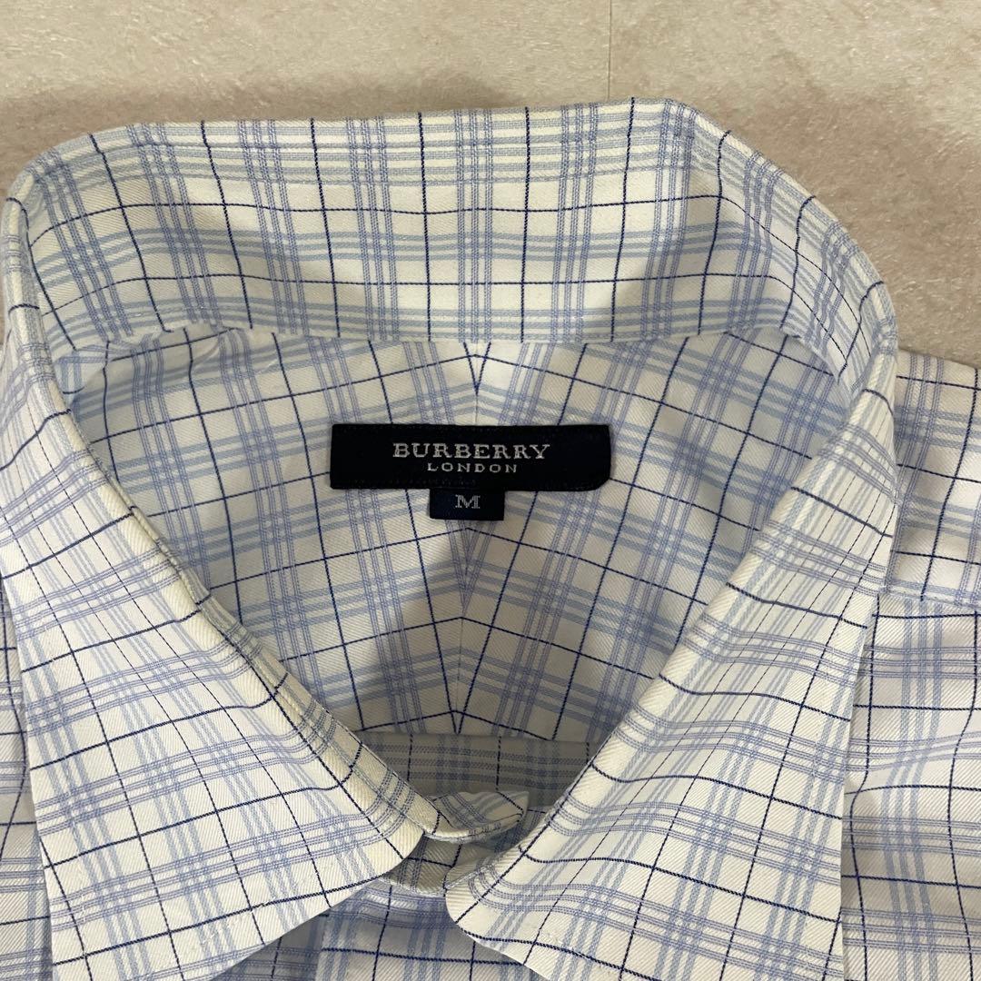 【美品】BURBERRY LONDON 長袖シャツ サイズM チェック柄