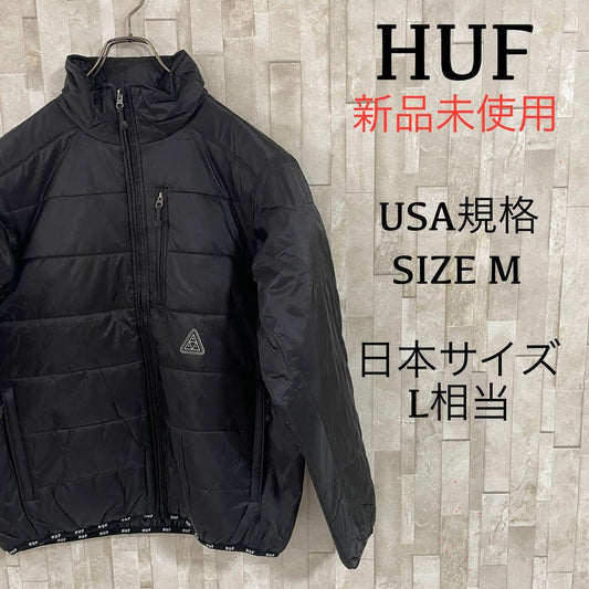 【新品未使用タグ付】HUF ジョージパフィージャケット Mサイズ ブラック