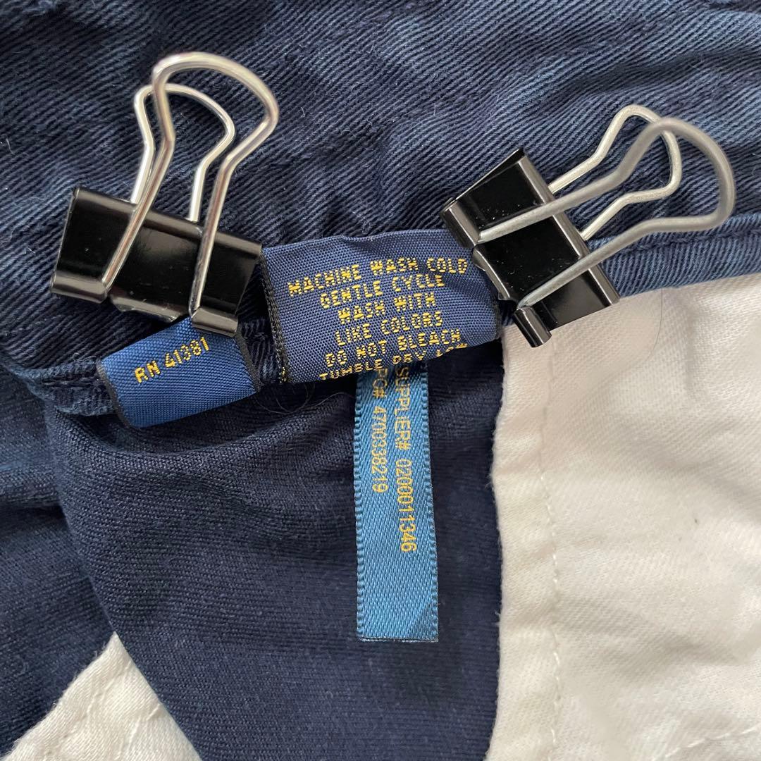 【美品】POLO RALPH LAUREN ハーフパンツ サイズ38 ネイビー