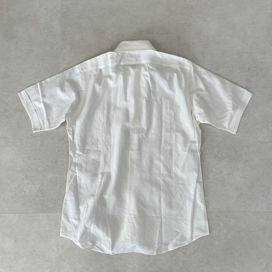 古着 D'URBAN 半袖シャツ ストライプ サイズL