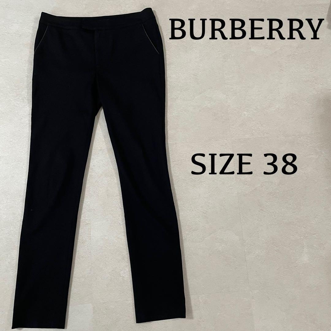 【美品】BURBERRY LONDON カジュアルパンツ 日本製 ブラック
