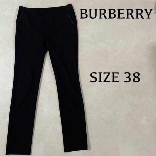 【美品】BURBERRY LONDON カジュアルパンツ 日本製 ブラック