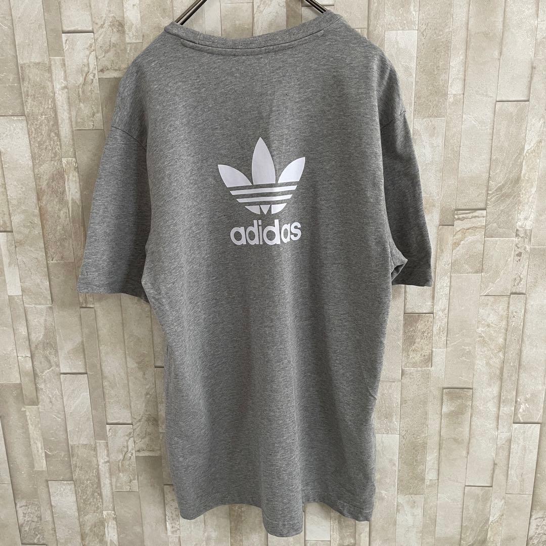【美品】adidas originals半袖Tシャツ バックプリント 2XL