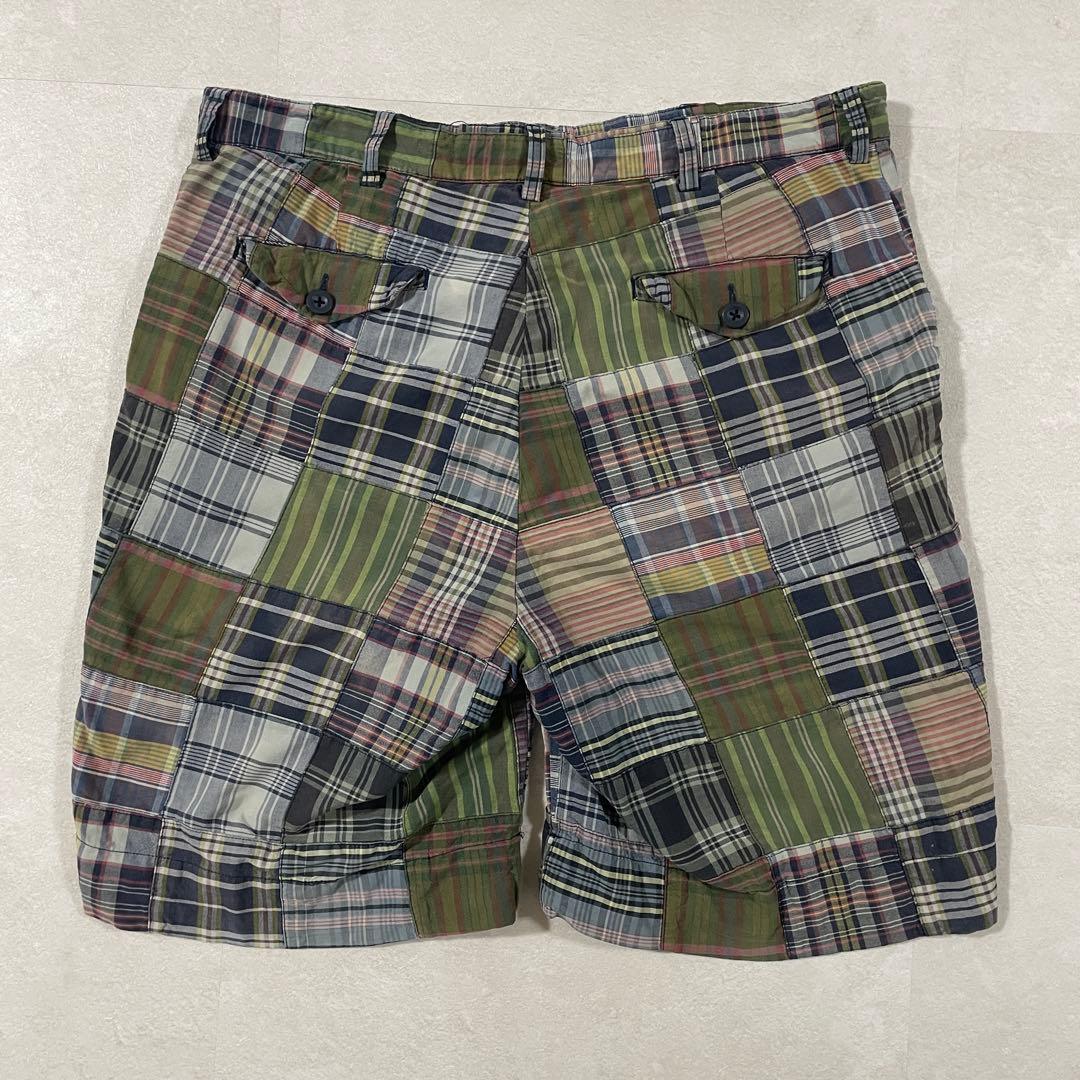 90s POLO RALPH LAUREN ハーフパンツ 34 パッチワーク