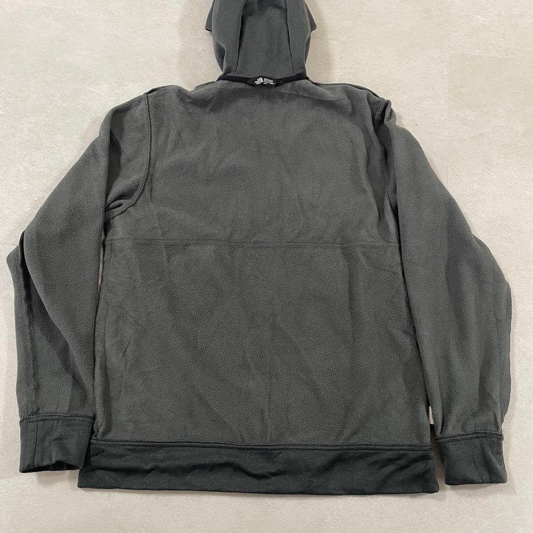 古着 THE NORTH FACE ハーフジップパーカー ブラック Mサイズ