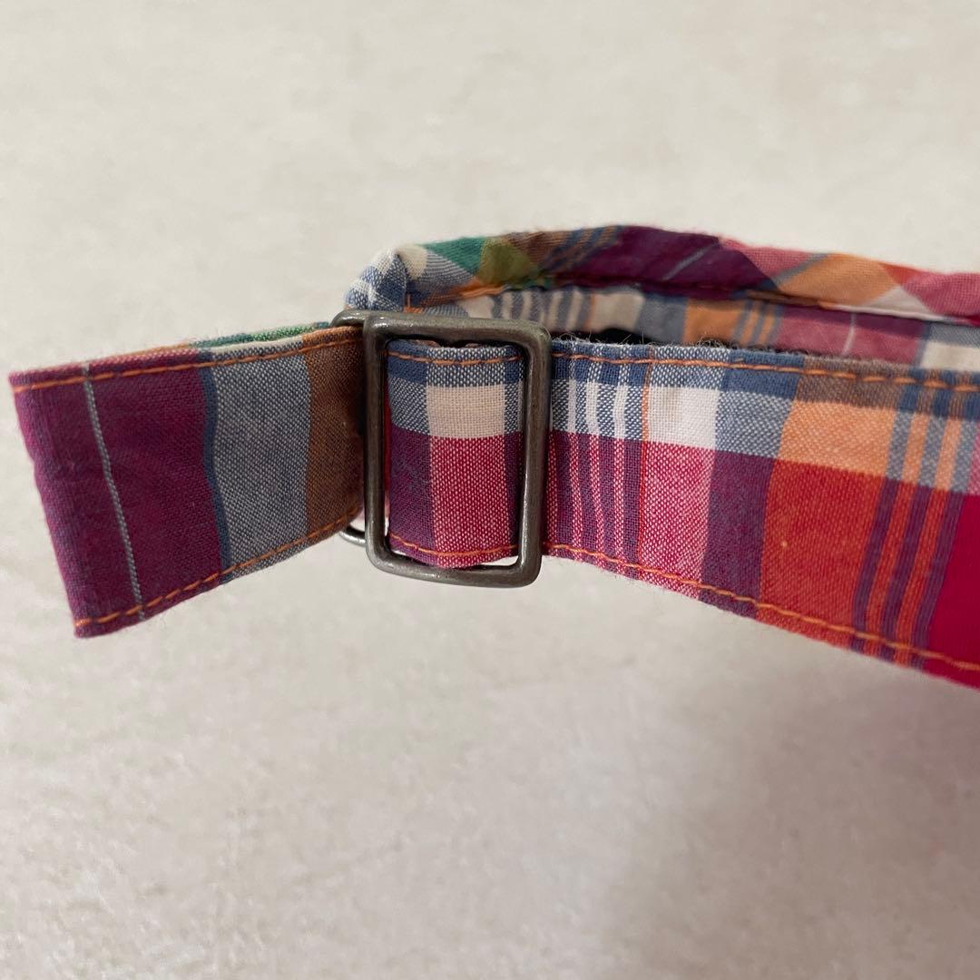 【美品】90s POLO RALPH LAUREN サンバイザー チェック柄