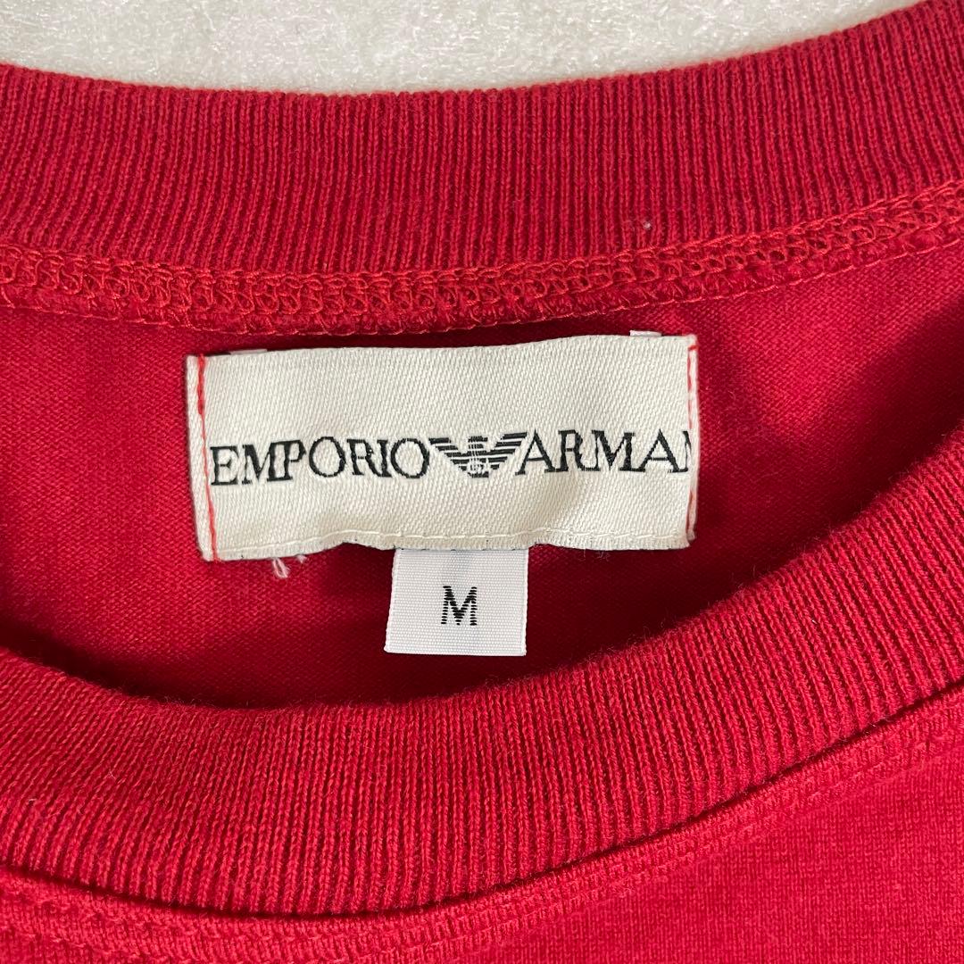 古着EMPORIO ARMANI Tシャツ サイズM レッド