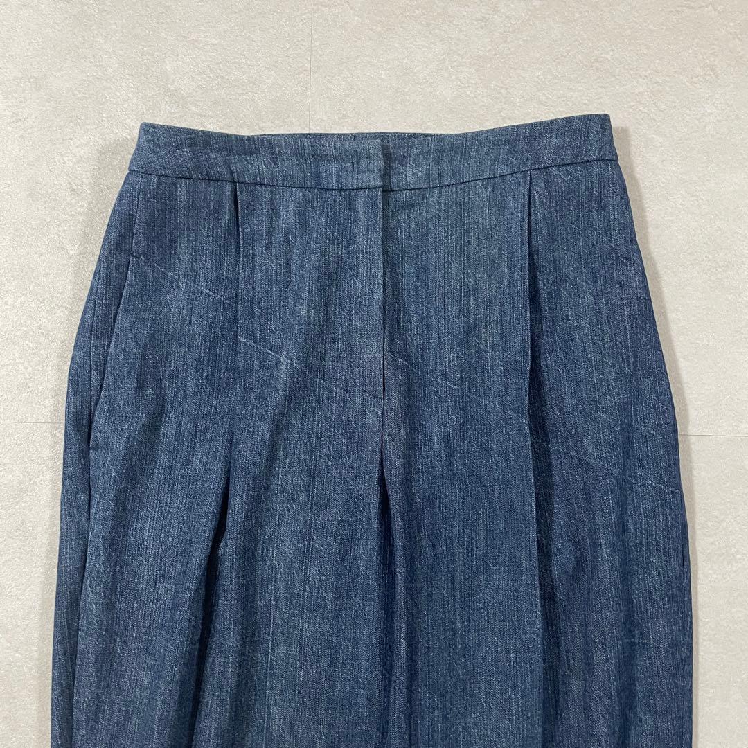 【希少美品】ODEEH テーパードパンツ デニ厶 サイズ36 ネイビー