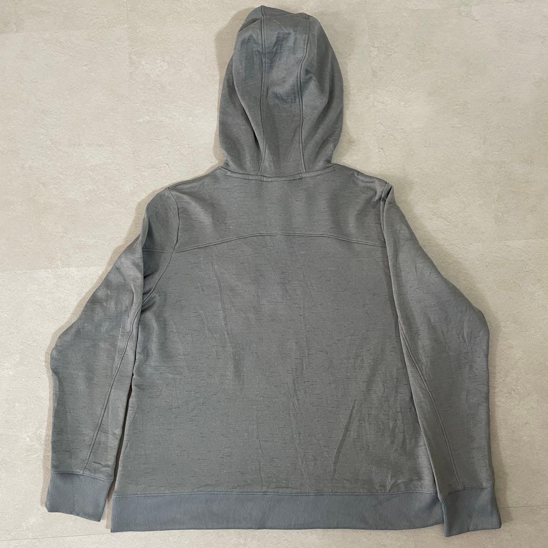 古着 UNDER ARMOUR GOLDGEAR プルオーバーフーディ グレー