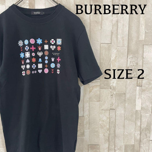 【美品】BURBERRY BLACK LABELT半袖Tシャツ 2 ブラック