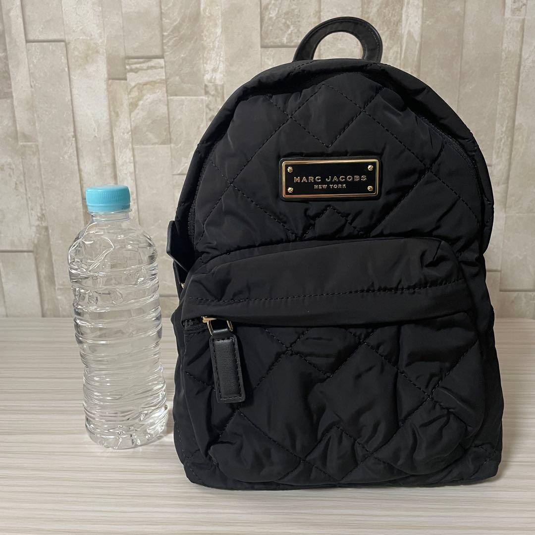 訳あり新品 MARC JACOBS バックパック キルティング 黒