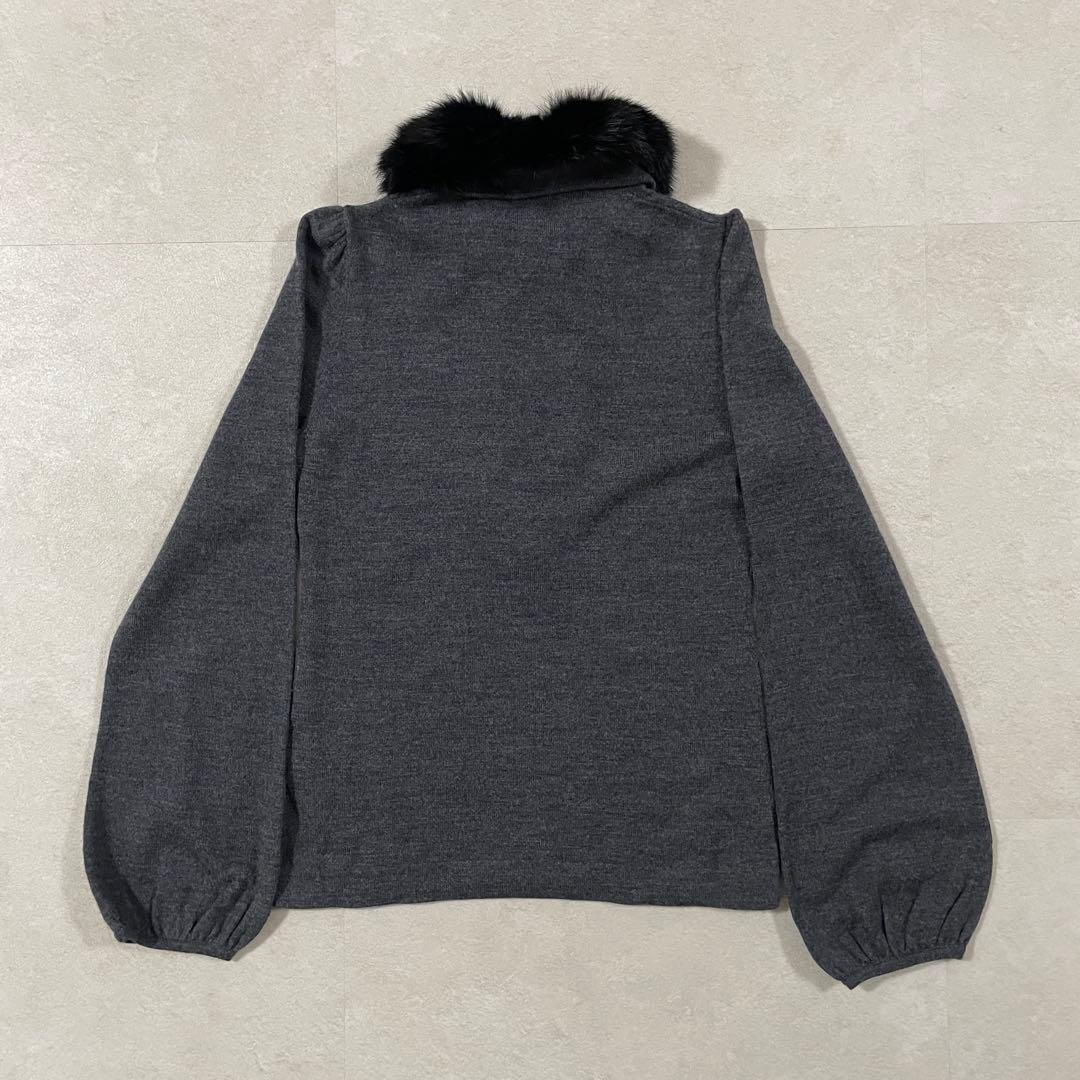 【美品】BURBERRY LONDON ブルーレーベル 長袖ニットブラウス