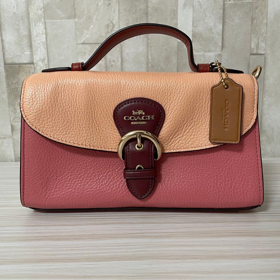 訳あり新品 COACH ハンドバッグ 2way マルチカラー