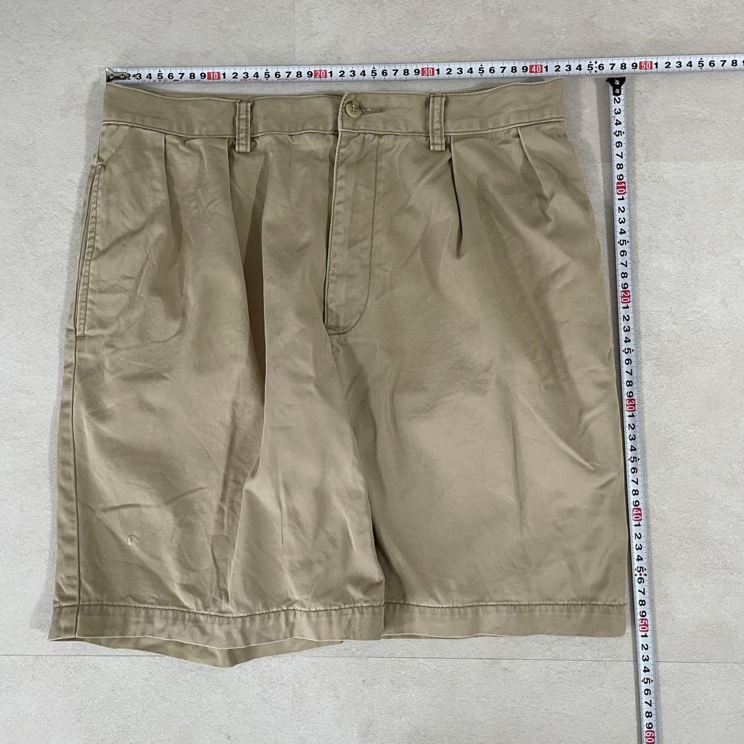 90s POLO RALPH LAUREN ハーフパンツ サイズ33 ベージュ