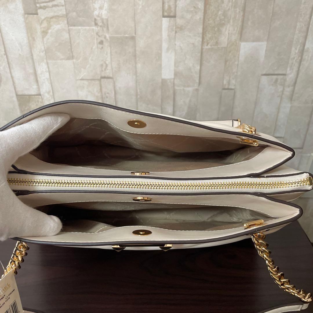 訳あり新品 MICHAEL KORS トートバッグ ホワイト