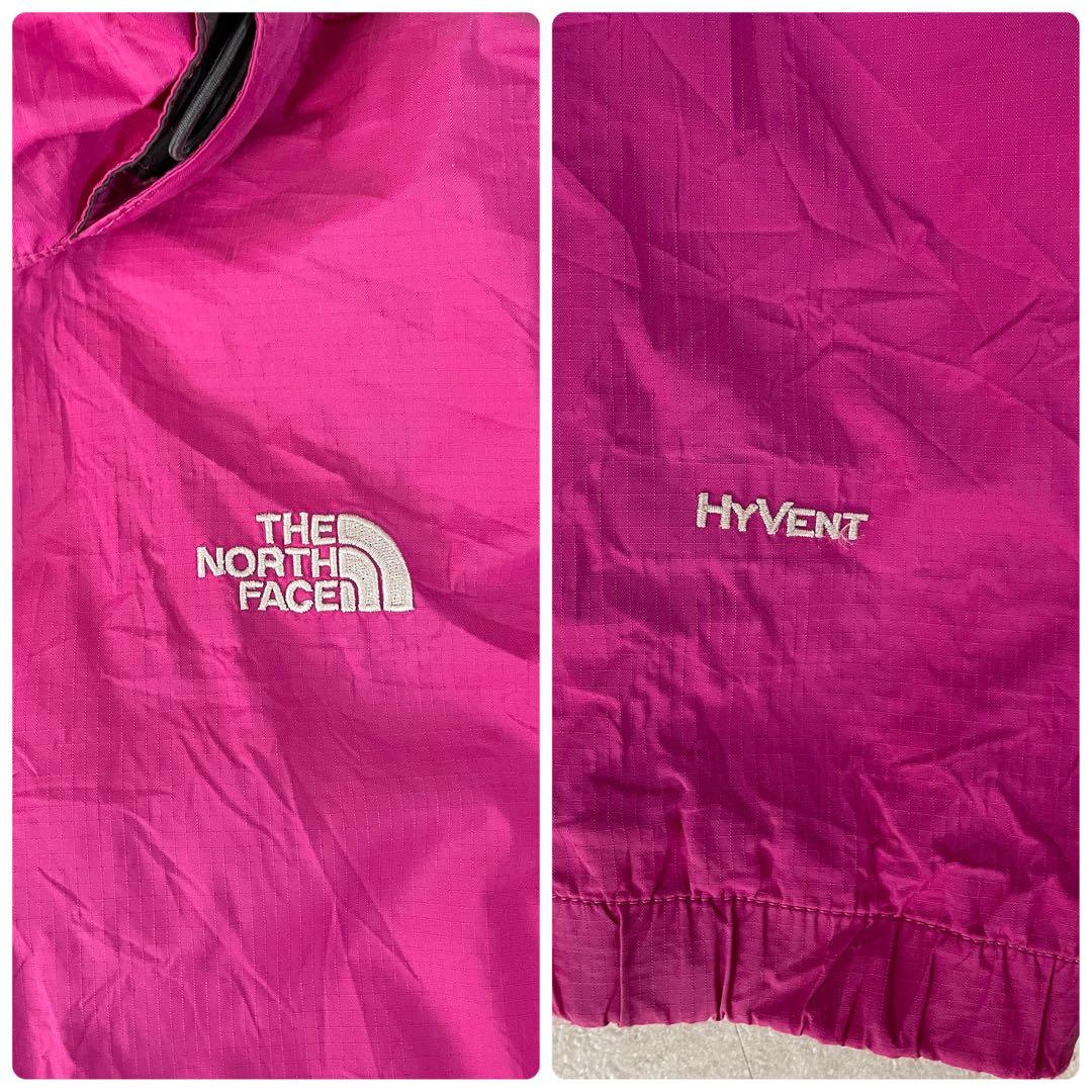 古着 THE NORTH FACE マウンテンパーカー HYVENT 紫色 L