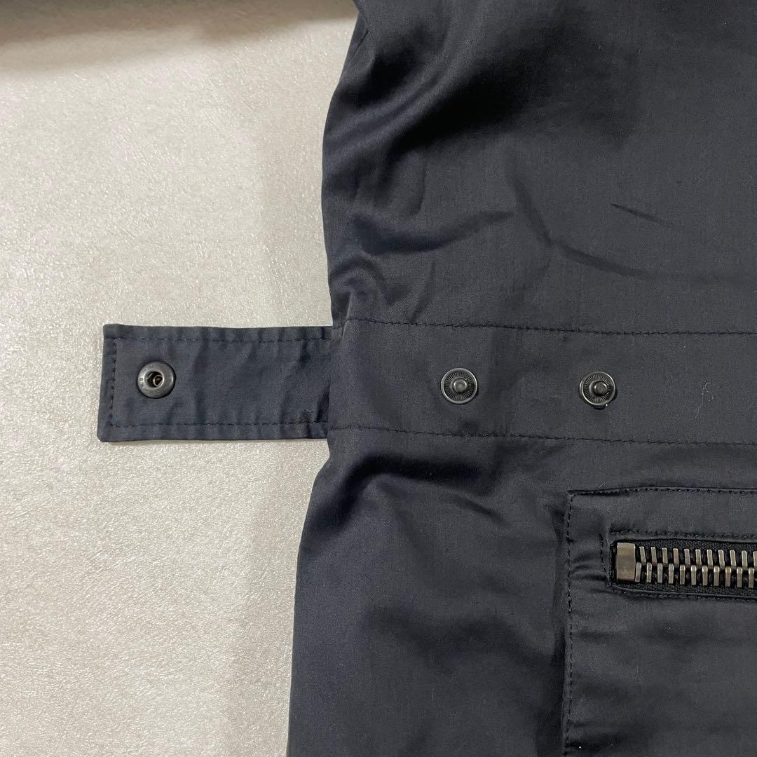 古着 BURBERRY LONDON ミリタリージャケット イタリア製 黒