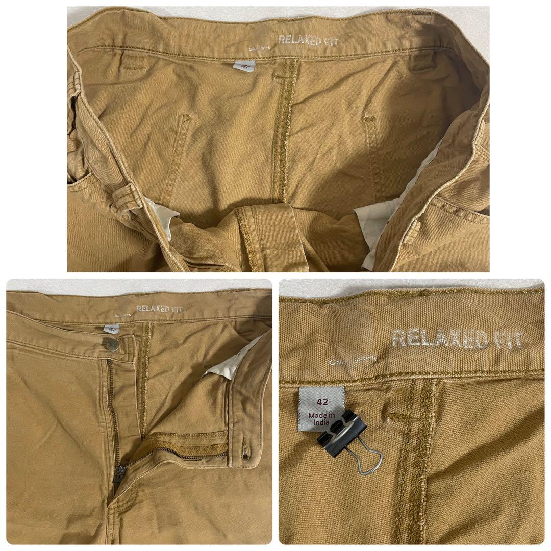 古着 carhartt ハーフパンツ サイズ42 ブラウン
