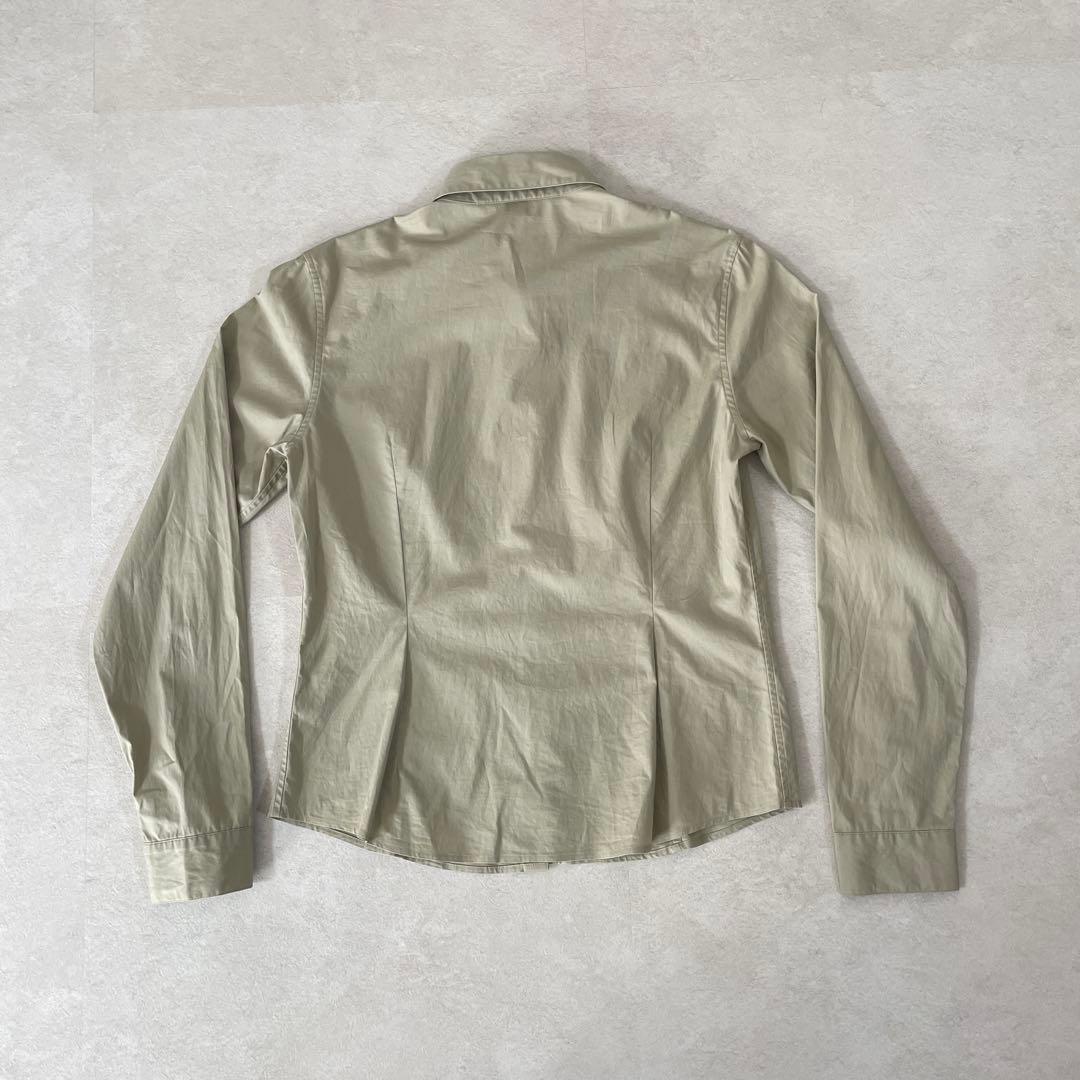 90s RALPH LAUREN 長袖シャツ サイズ9 ベージュ
