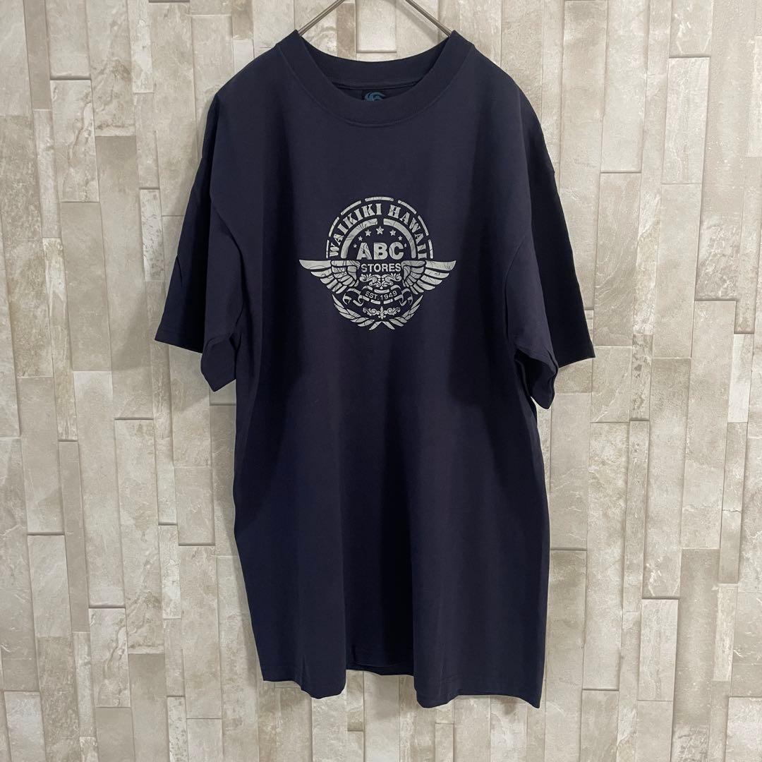 【新品未使用タグ付】ABC STORE Tシャツ サイズL ネイビー