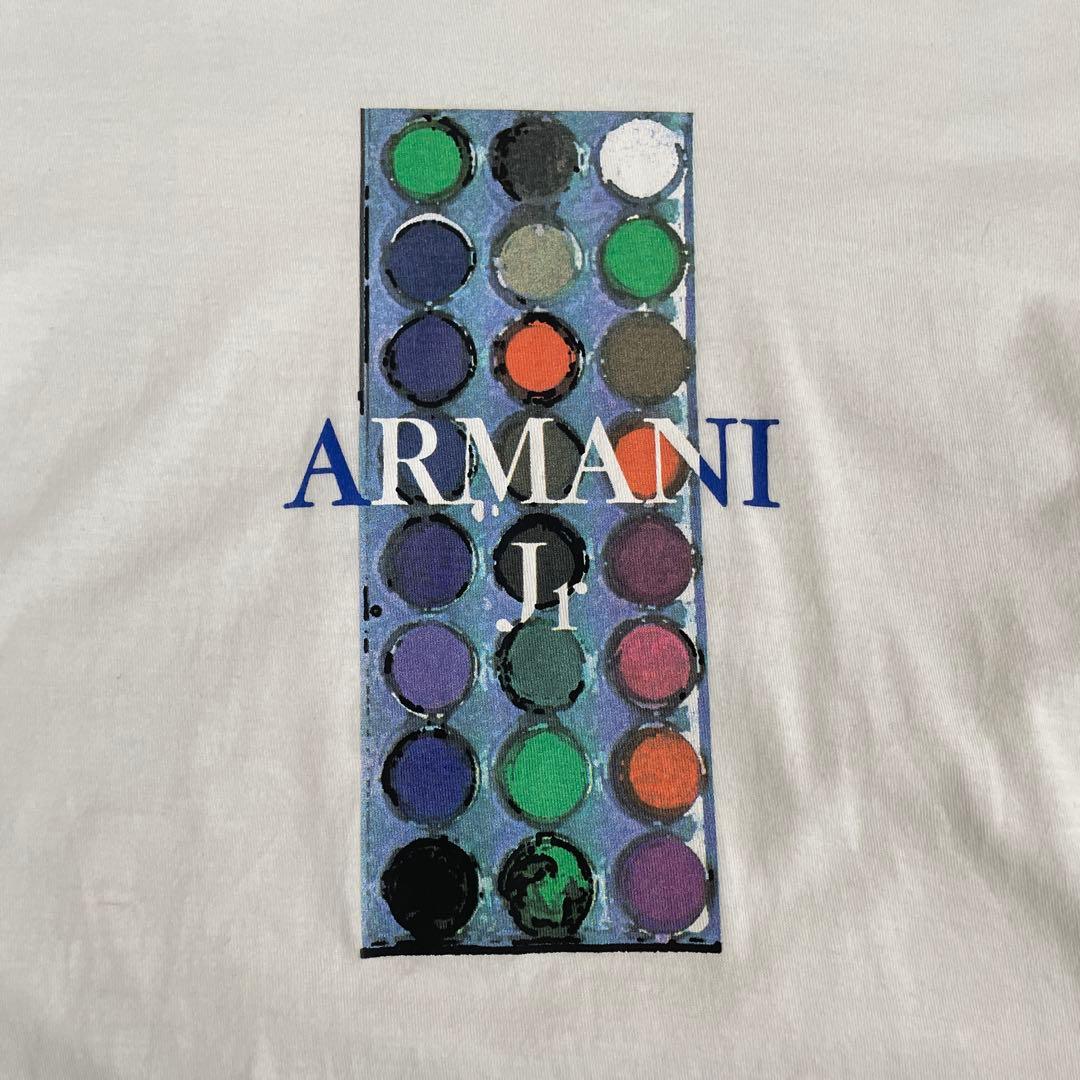 【美品】ARMANI JUNIOR Tシャツ サイズVI ホワイト