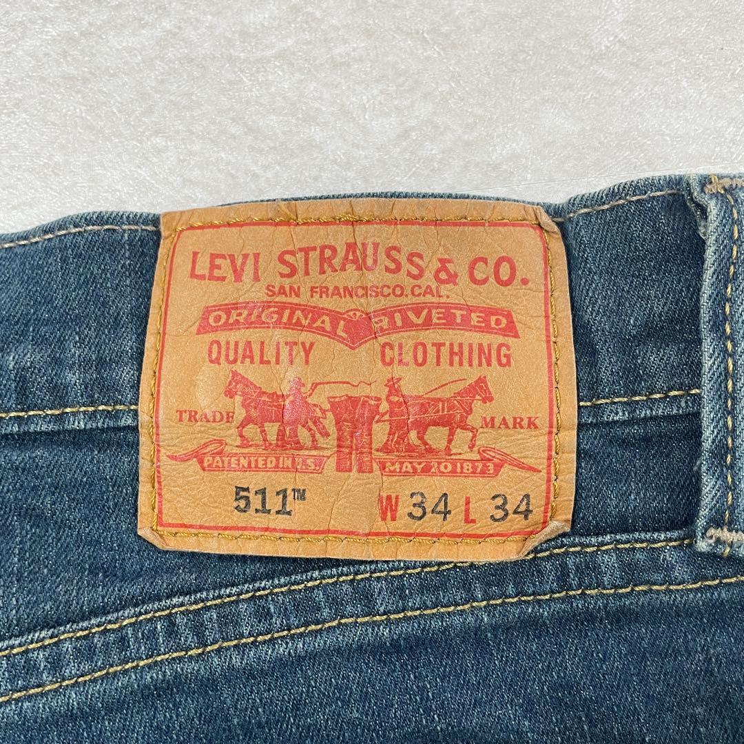 【大人気】 LEVI'S デニム 511 赤タブ ツーホースパッチ