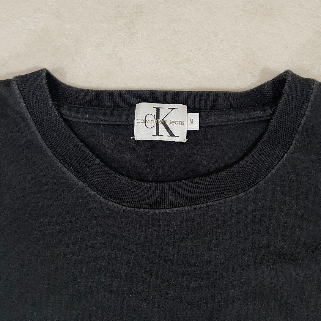 【美品】Calvin Klein Jeans 半袖Tシャツ サイズM ブラック