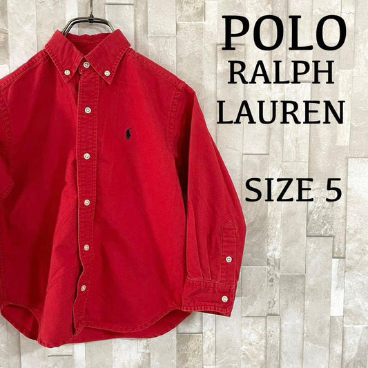 【美品】90s POLO RALPH LAUREN 長袖シャツ ポニー 5