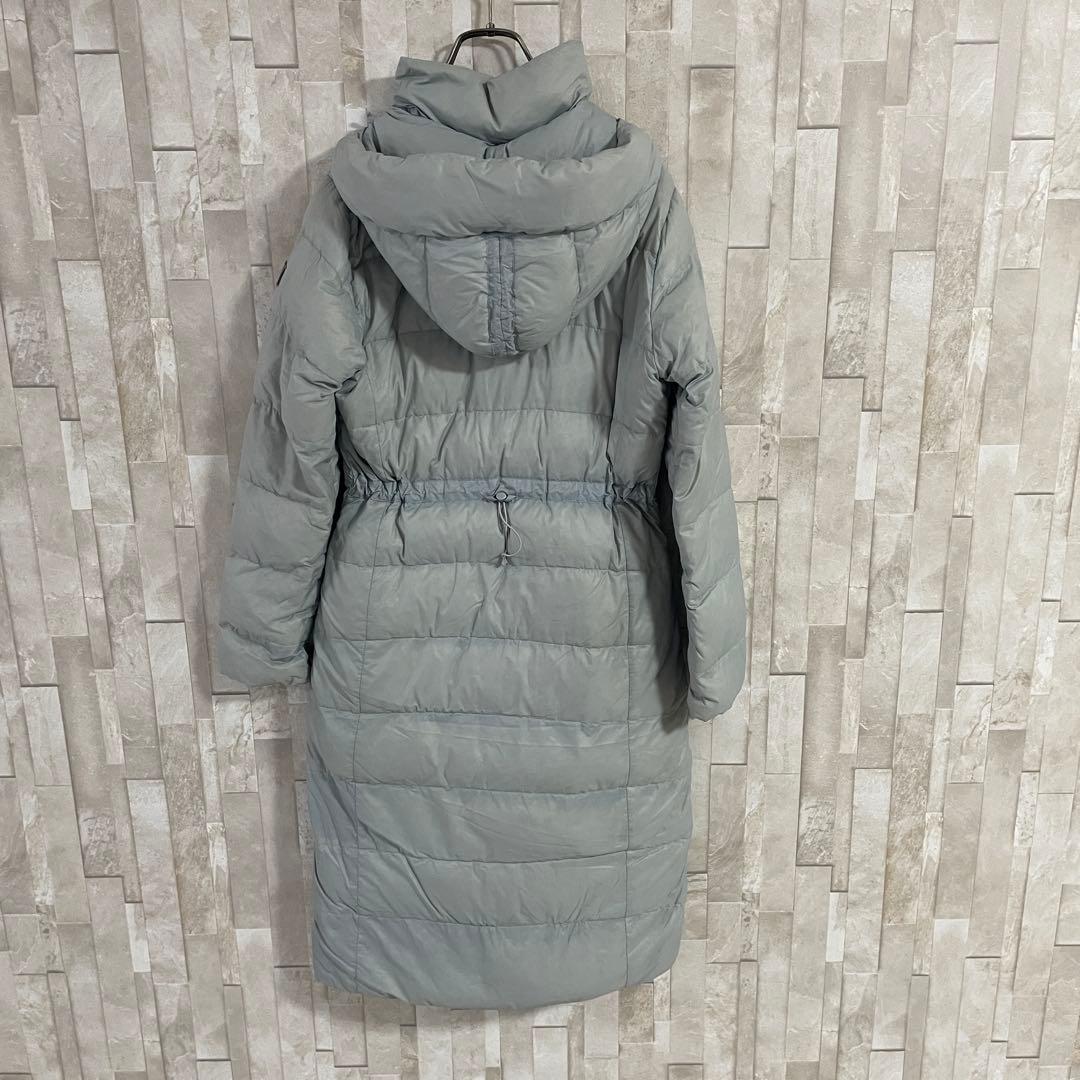 古着 THE NORTH FACE ロングダウンジャケット M グレー