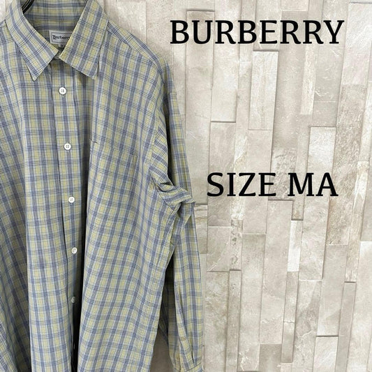 90s BURBERRYS 長袖シャツ バーバリーチェック MA