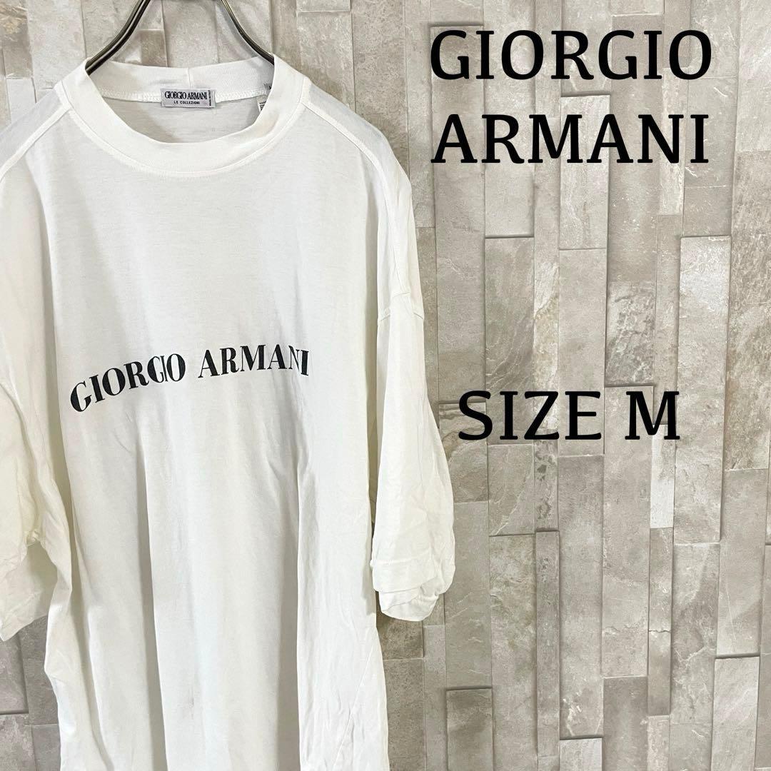 古着 GIORGIO ARMANI 半袖Tシャツ サイズM ホワイト
