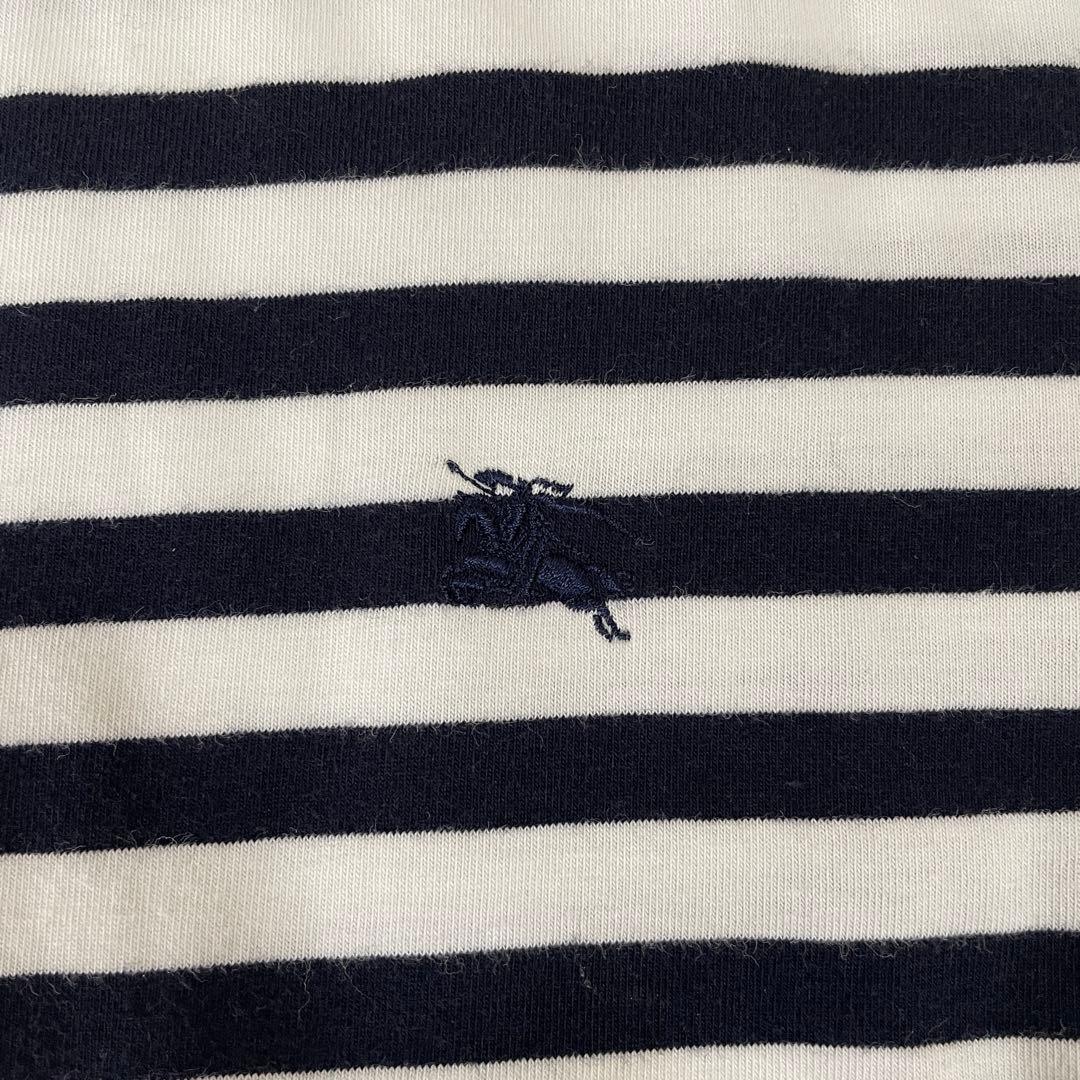 古着 BURBERRY LONDON 七分袖 Tシャツ サイズ2 ボーダー