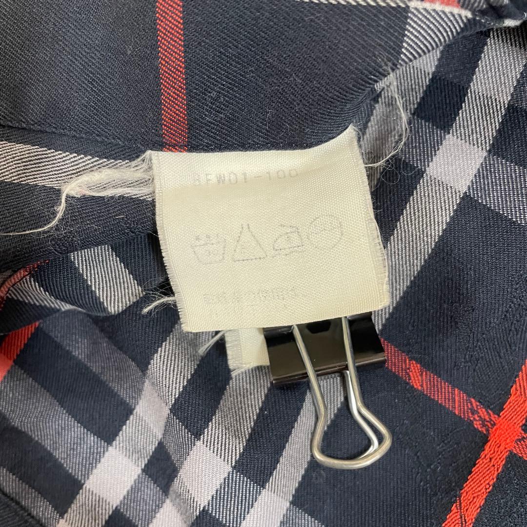 90s BURBERRY バーバリー 長袖シャツ チェック柄 サイズM