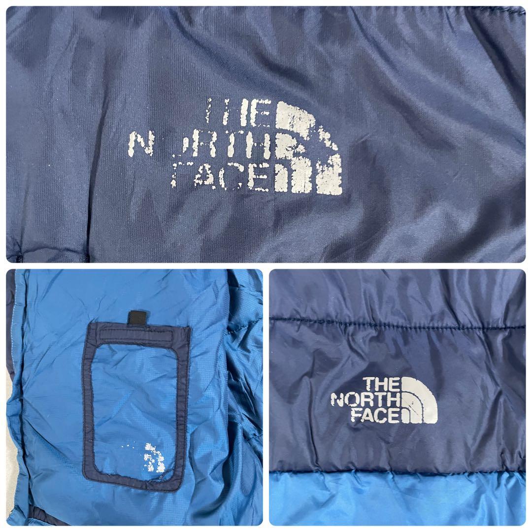 古着 THE NORTH FACE ダウンジャケット サイズS/P バイカラー