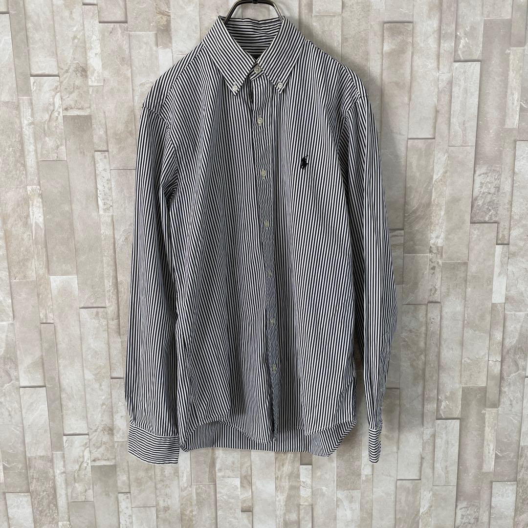 古着 POLO RALPH LAUREN 長袖シャツ サイズ XS ストライプ