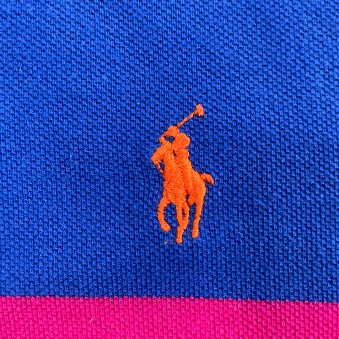 古着 90s POLO RALPH LAUREN ポニー刺繍 半袖ポロシャツ S