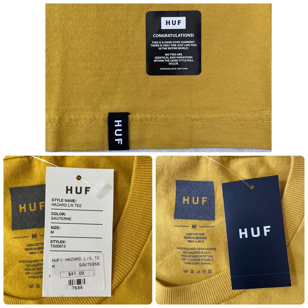 【新品未使用タグ付】希少 HUF HAZARD バックプリントTシャツ M