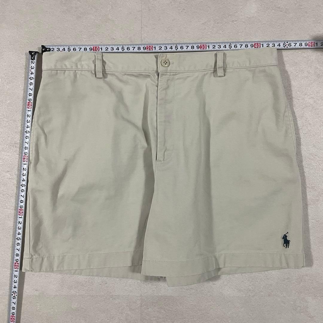 90s POLO RALPH LAUREN ハーフパンツ サイズ14 ホワイト