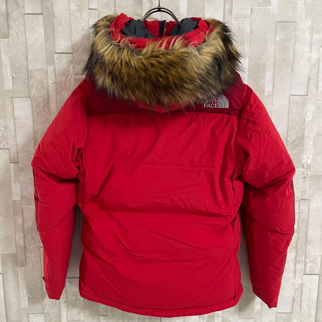 【美品】ザノースフェイス プリズムダウンジャケット HYVENT 赤色 L