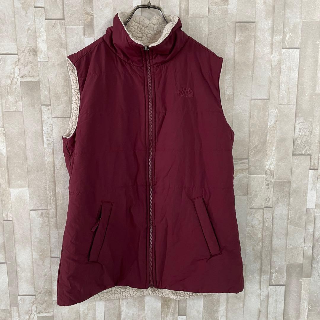 【美品】THE NORTH FACE リバーシブル ダウンベスト S/P