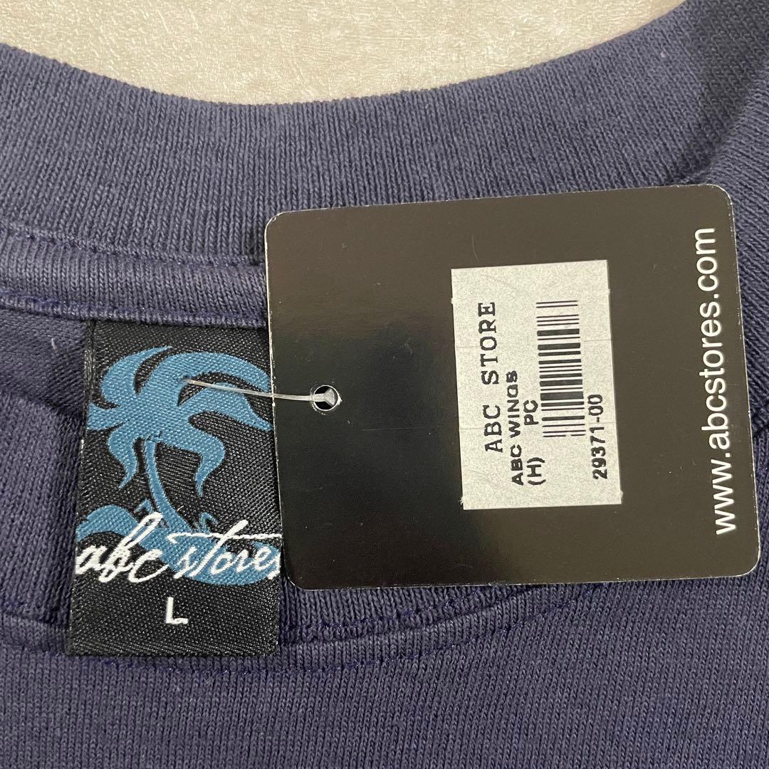 【新品未使用タグ付】ABC STORE Tシャツ サイズL ネイビー