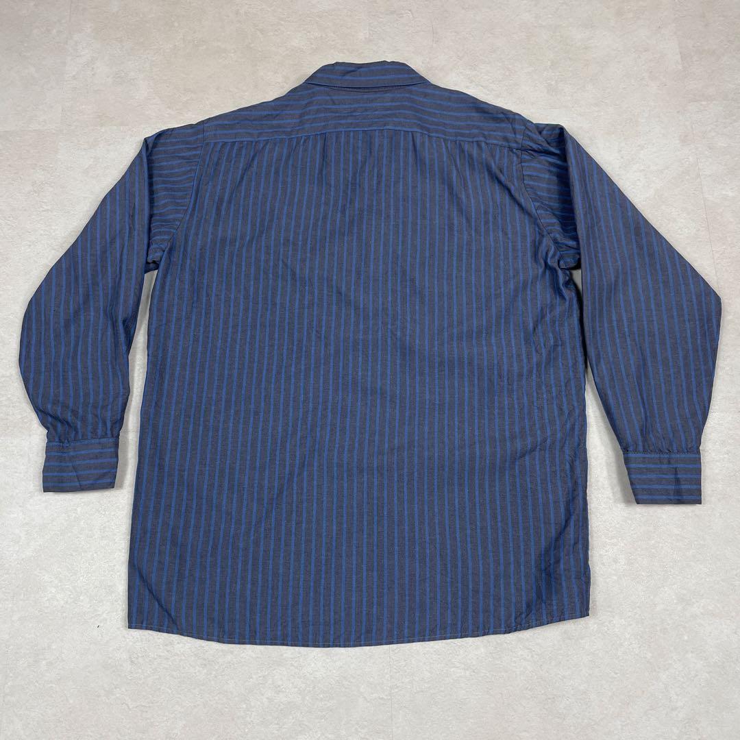 古着 VAN DYNE CROTTY 長袖ワークシャツ サイズL 企業ロゴ