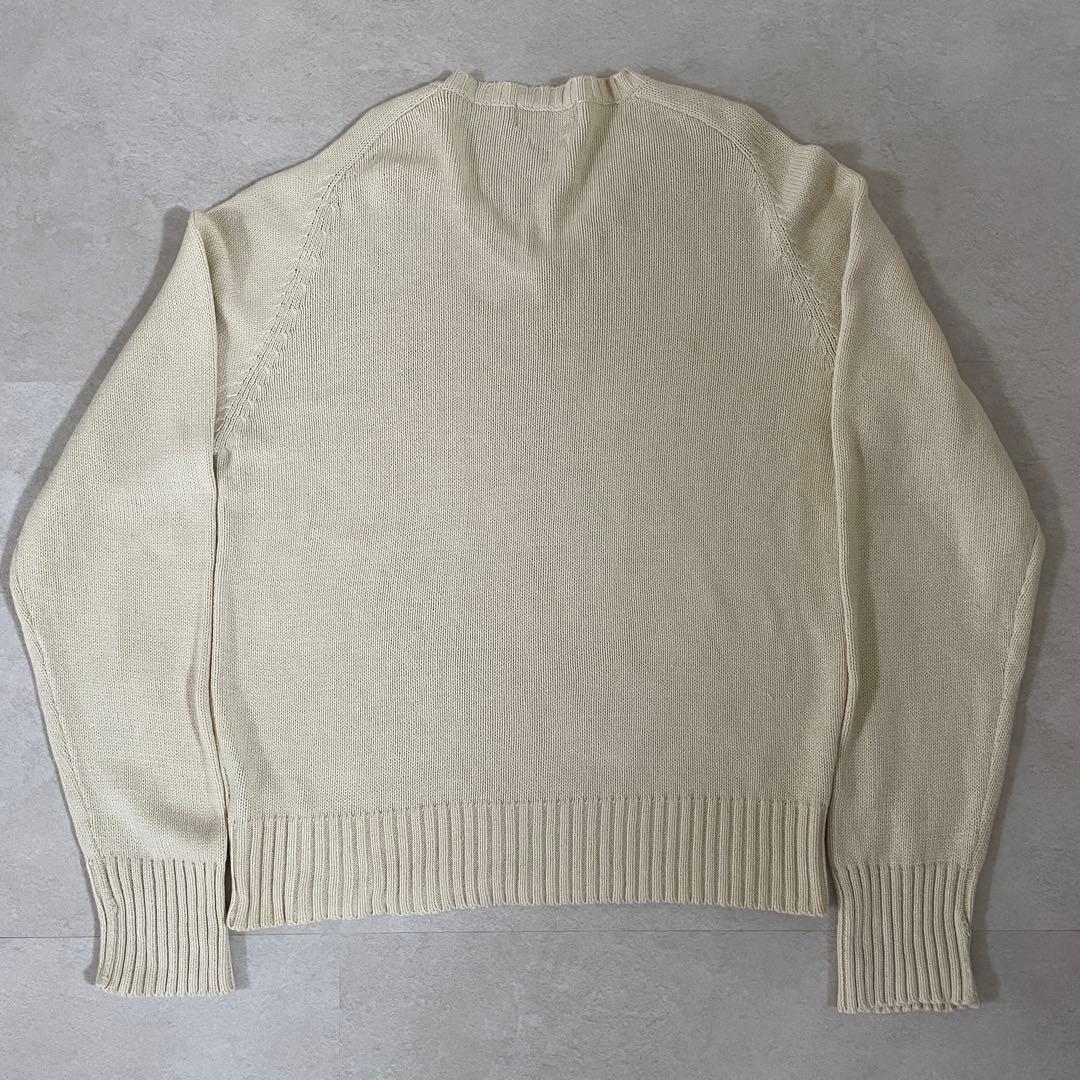 90s POLO RALPH LAUREN ニット セーター ポニー刺繍 厚手