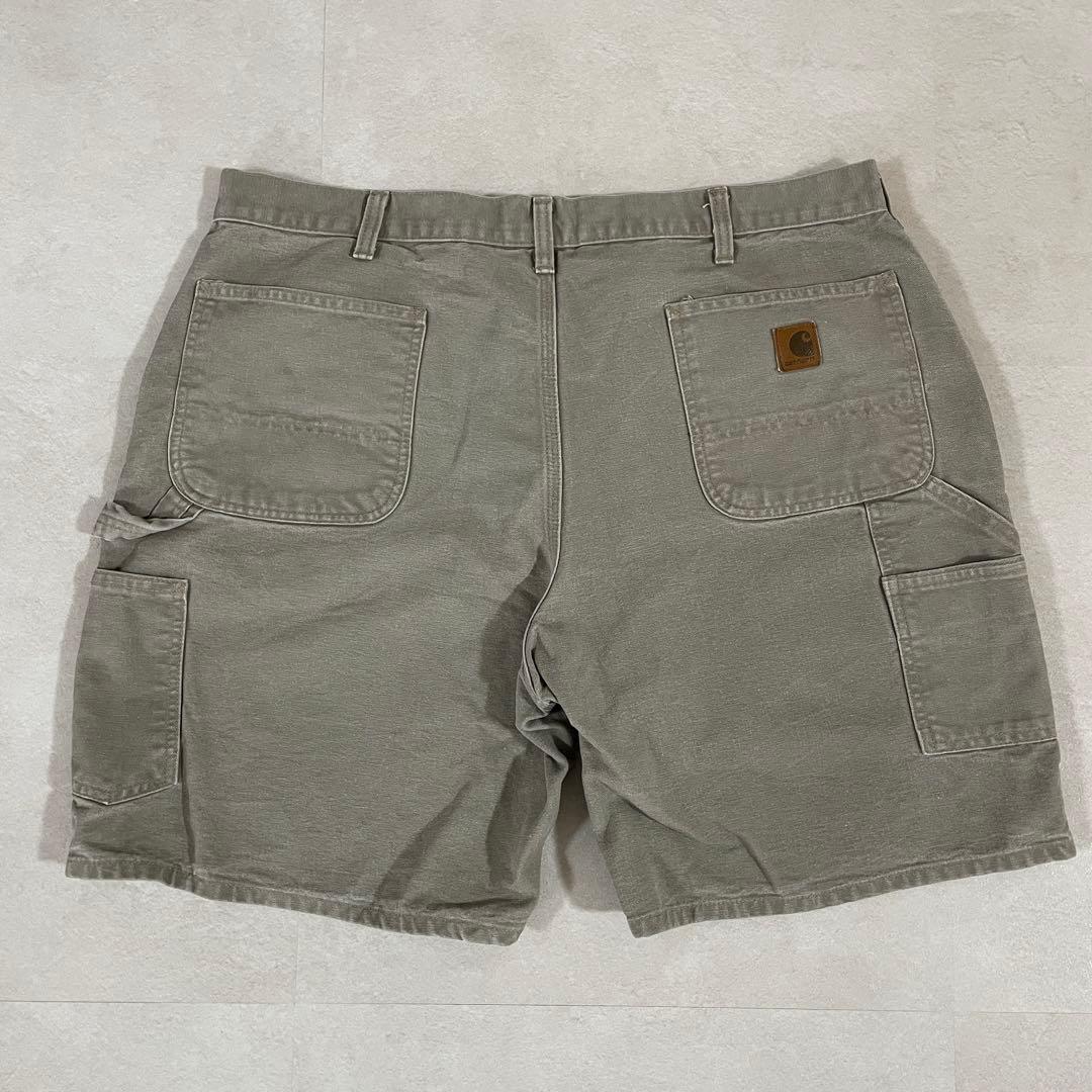 古着 carhartt ハーフパンツ サイズ40 グレー