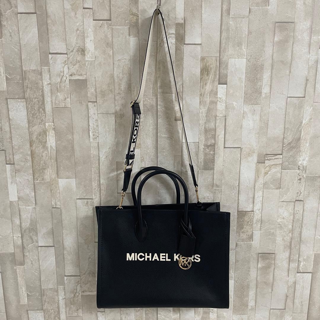 訳あり新品 MICHAEL KORS トートバッグ 2way 黒