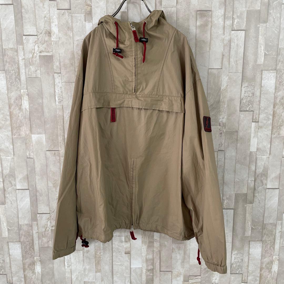 古着 DKNY アノラックパーカー サイズL ブラウン