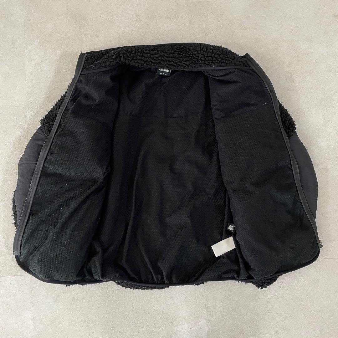 【美品】FIRST DOWN ボアジャケット サイズF ブラック