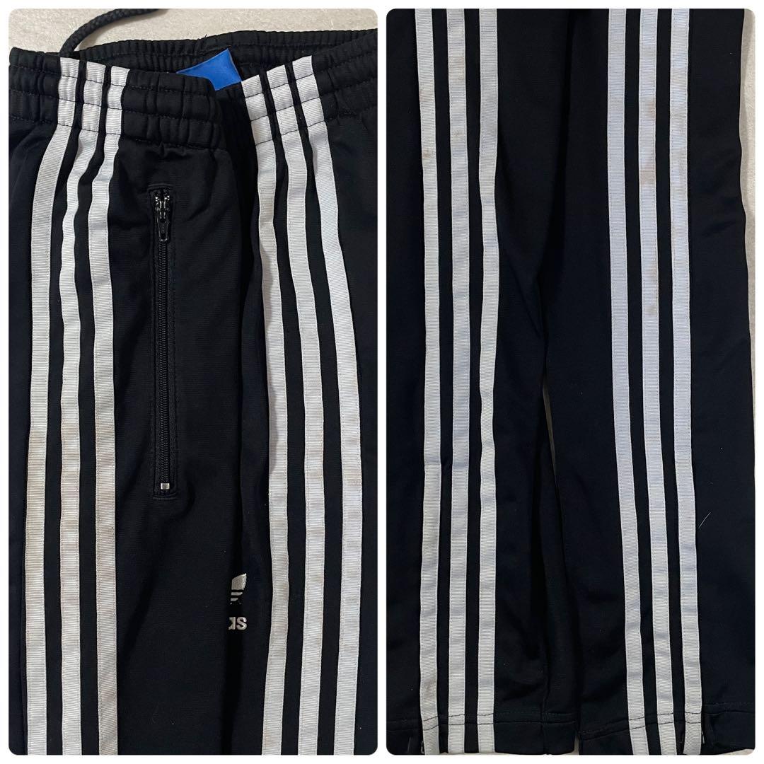 古着 adidas Originals トラックパンツ 090サイズ ブラック