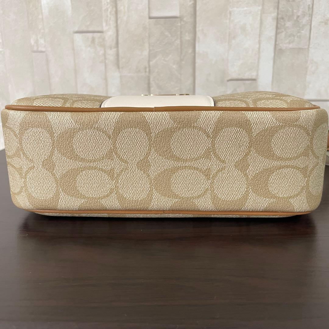 最終値下げ！訳あり新品 COACH ショルダーバッグ ベージュ