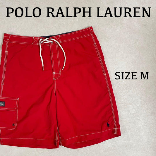 【美品】90s POLO RALPH LAUREN スイムショーツMサイズ